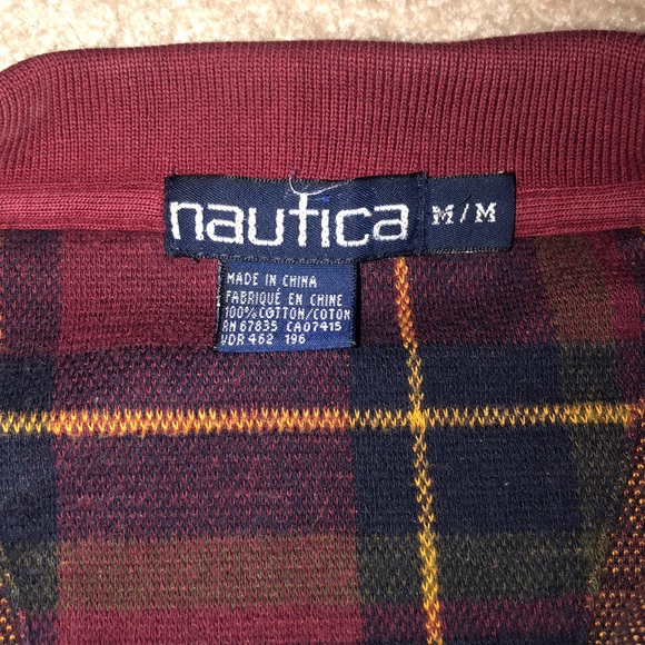 Vintage Nautica cropped-collared tee!! - Picture 2 of 2